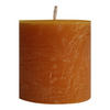 KERZE Rustic Outdoor Orange 15/15/16cm - Orange, Paraffin (15/16/15cm) - PTMD Collection