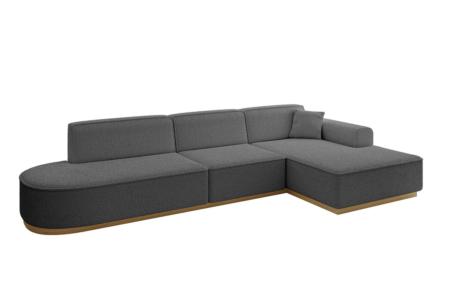 Altdecor Ecksofa Olivgrün 327x165 cm