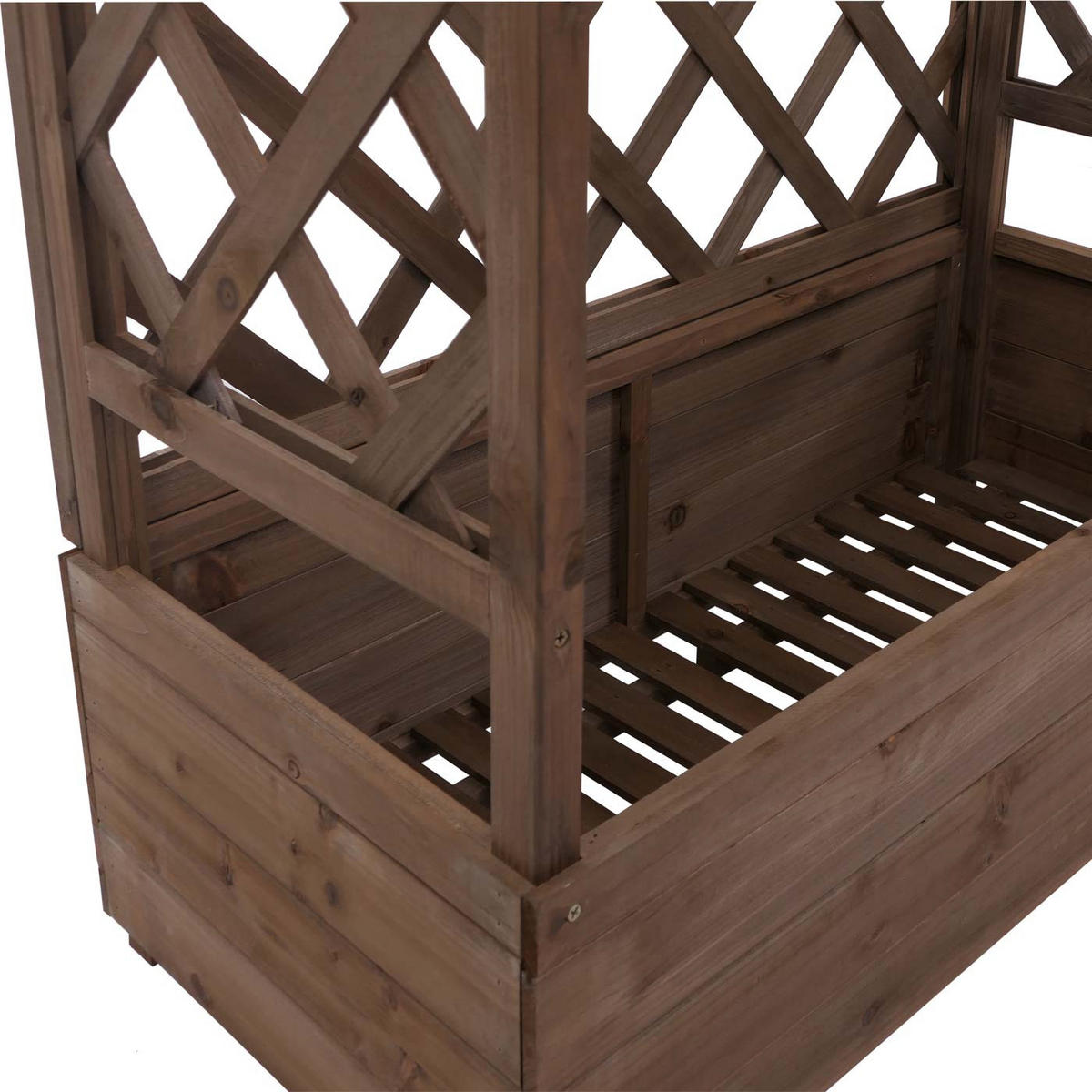 HOCHBEET 138x110x44cm Braun - Braun, Holz (110/138/44cm) - PROREGAL