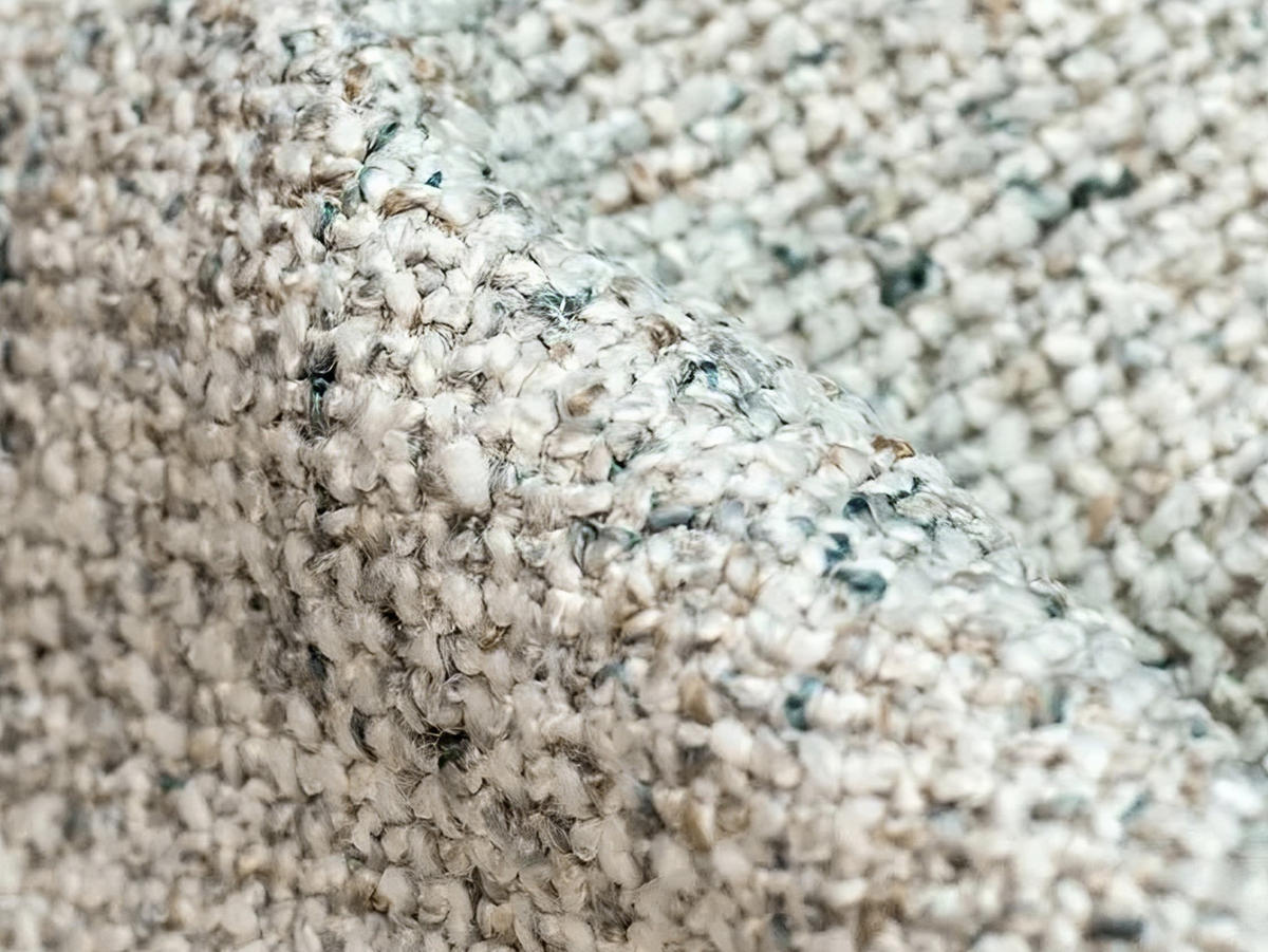 4-SITZER-SOFA Strukturstoff Stoff Beige - Beige/Schwarz, Kunststoff/Textil (319/70/89cm) - Makamii