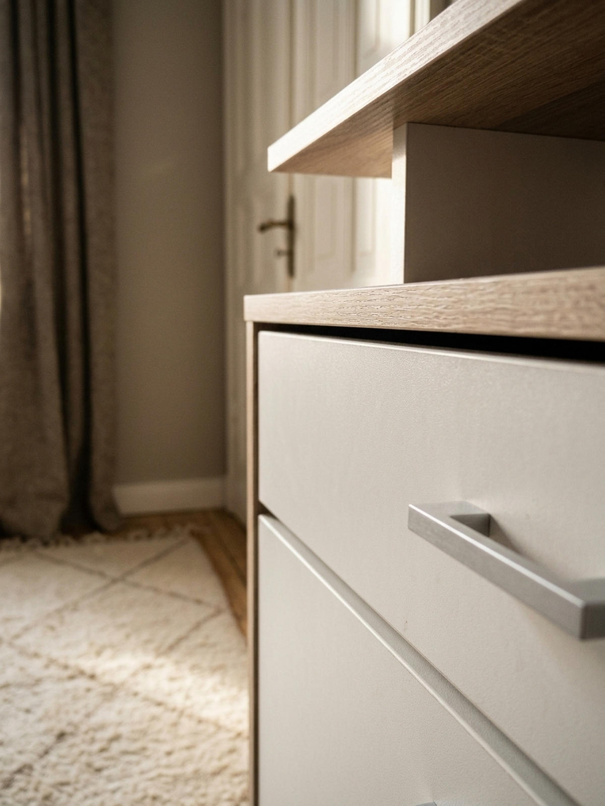 SCHUHKIPPER – Sonoma Eiche, 4 Fächer, großzügige Ablage, MDF-Holz - Beige, Holz (80/95/24cm) - KADIMA DESIGN
