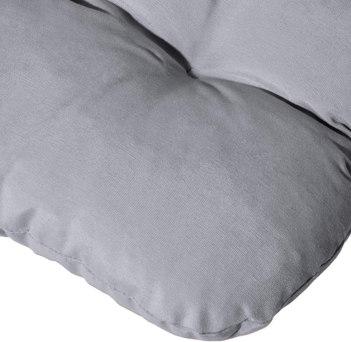 ROLLLIEGENAUFLAGE Flair RL 190x60x8cm Hellgrau (2tlg) - Hellgrau, Textil (60/16/190cm) - Beautissu 