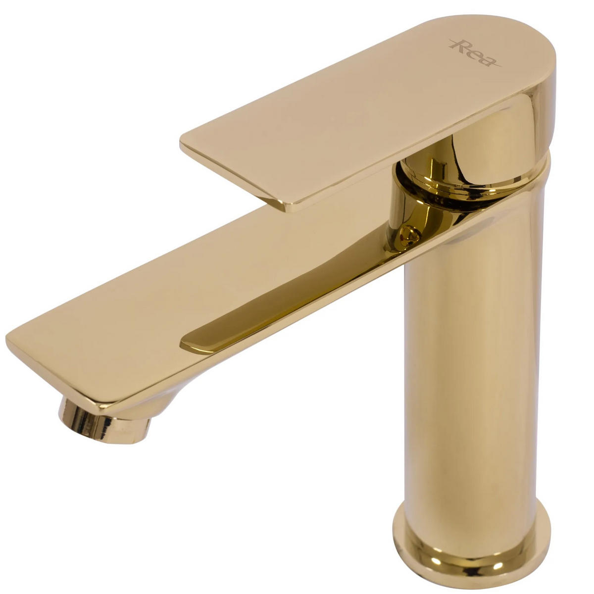 WASCHBECKENARMATUR Rea Mayson Gold Low - Goldfarben, Metall (5/16.5/16.5cm) - REA