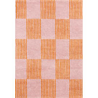 TEPPICH vintage mit blumenmuster orange Groovy 200x280 cm - Orange, Textil (200/280cm) - Nazar Rugs