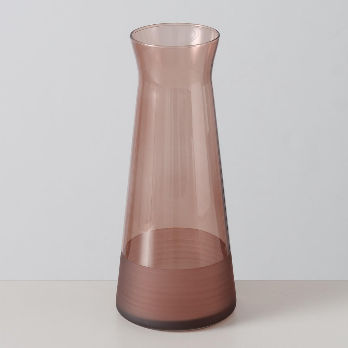 KARAFFE Glas Audetta 1145 ml - Rosa, Glas (10.5/25cm) - Boltze Home