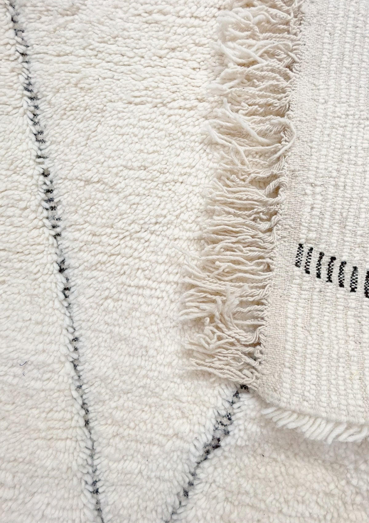 BERBERTEPPICH aus Marokko aus reiner Wolle beige - Beige, Naturmaterialien (150/250cm) - AFK Living