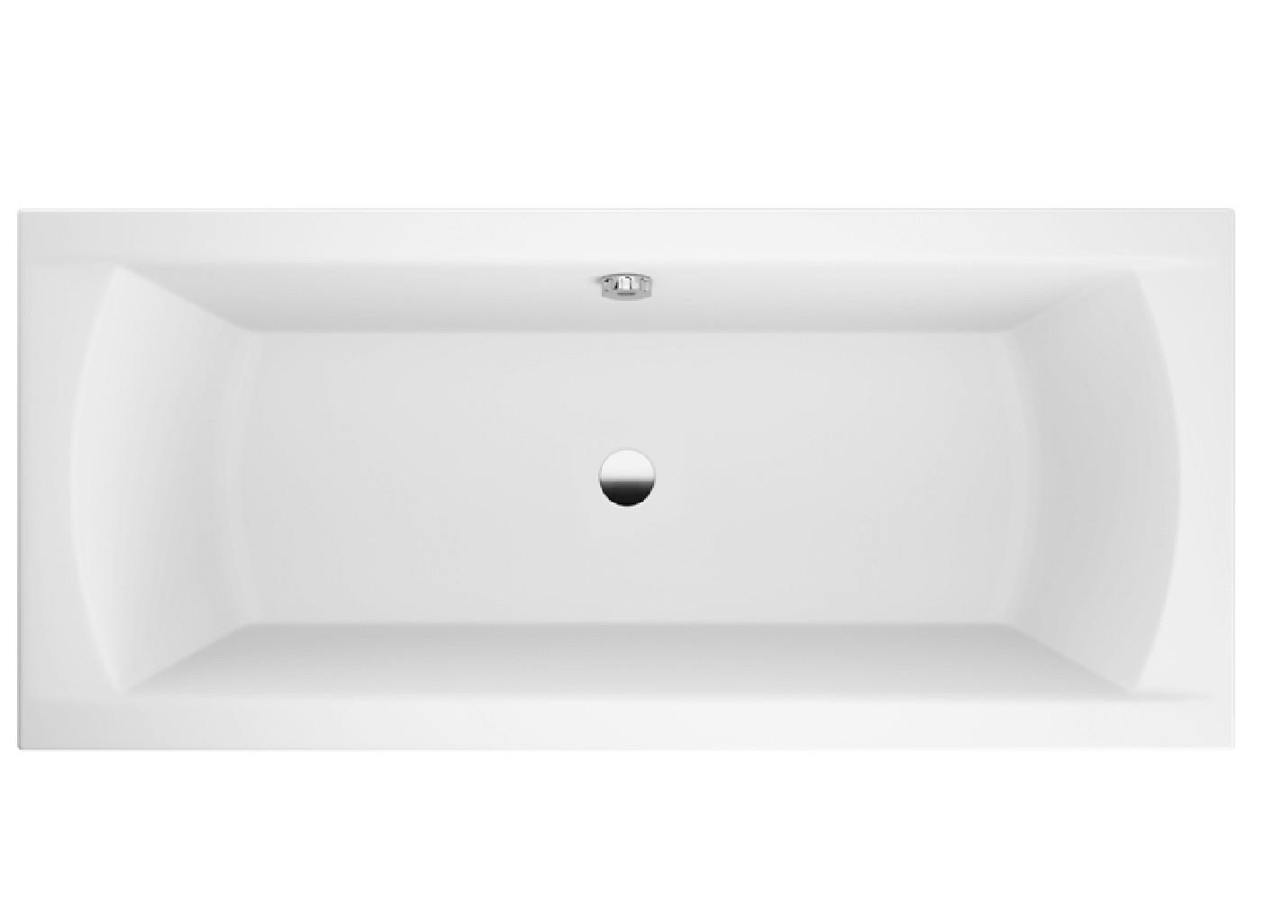 bad land Badewanne Weiß 80x62x180 cm