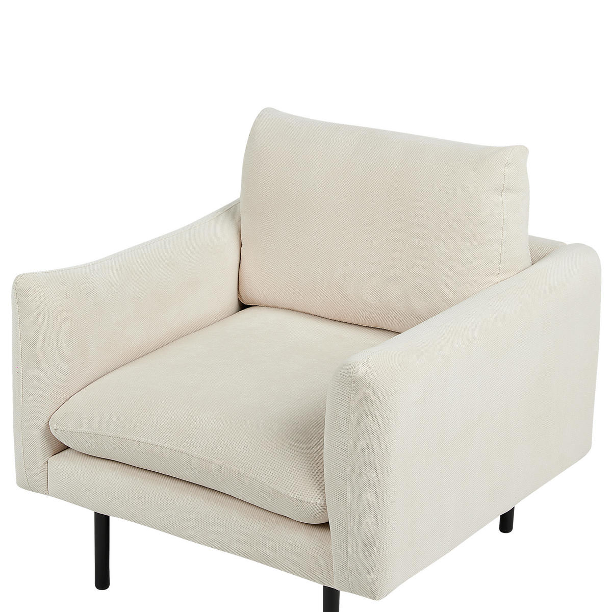 SESSEL Stoff Hellbeige Vinterbro - Beige, Textil (83/86/84cm) - Beliani