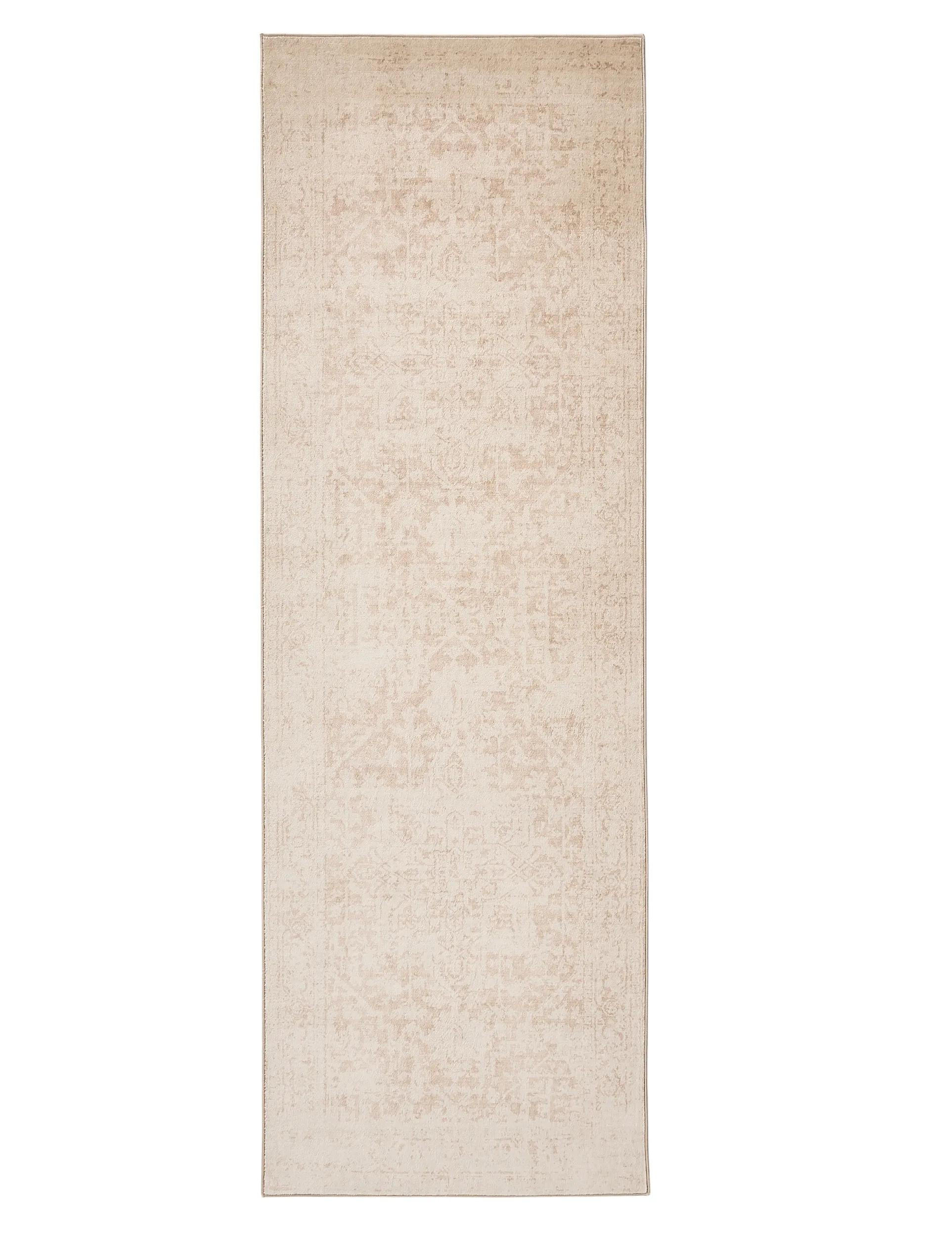 VINTAGE-LÄUFER Miray waschbar 80/240 cm - Beige, Kunststoff (80/240cm) - benuta Nest