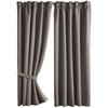 VORHANG 2ER SET NEWYORK HxB 160x140 cm Taupe - Taupe, Textil (140/160cm) - Gardinenbox