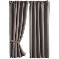 VORHANG 2ER SET NEWYORK HxB 160x140 cm Taupe - Taupe, Textil (140/160cm) - Gardinenbox