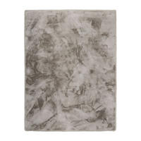 HOCHFLORTEPPICHE Hellgrau 60 x 100 cm - Hellgrau, Kunststoff (60/100cm) - TT Home