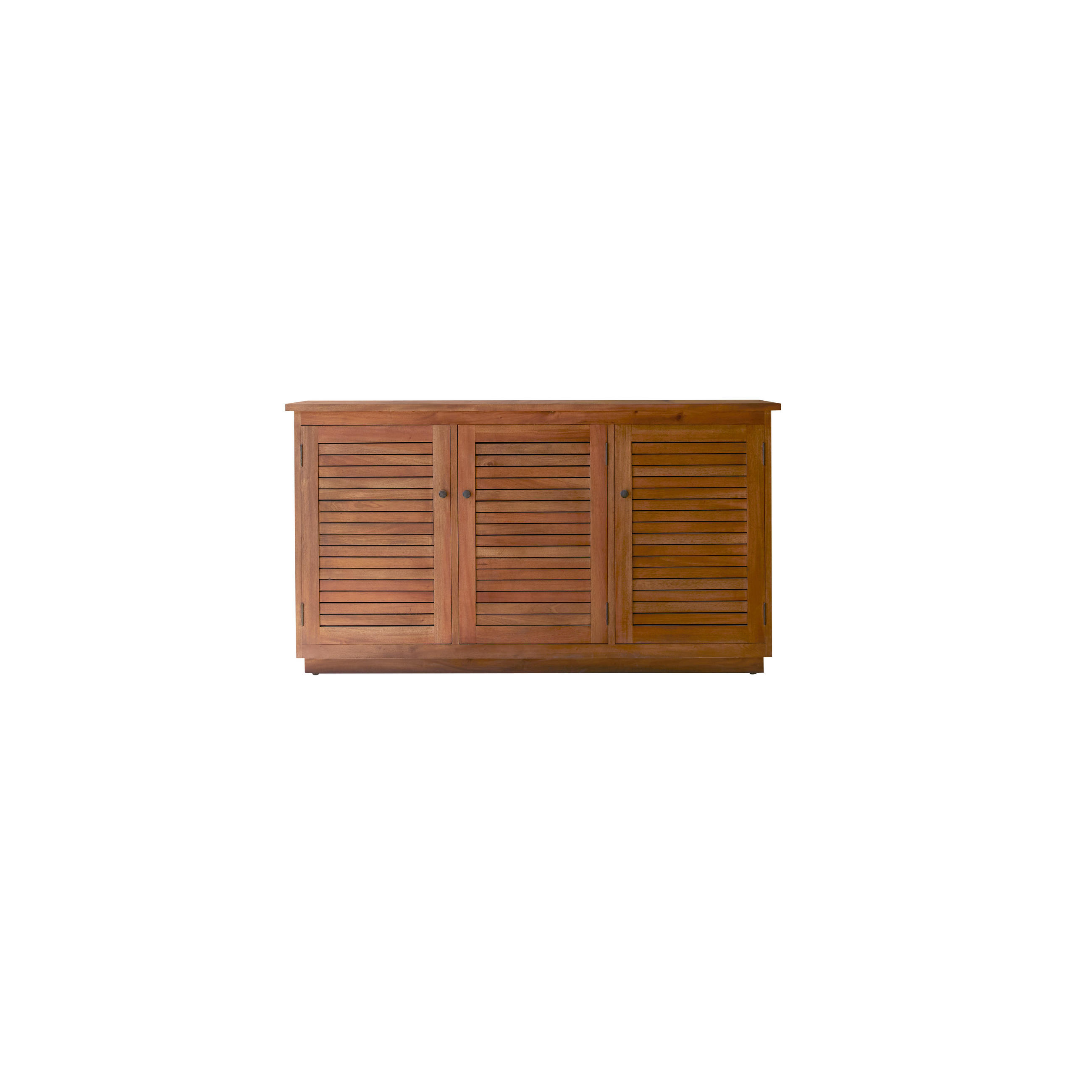 WASCHTISCHUNTERSCHRANK Loggia Natur aus Akazie - Naturfarben, Holz (132/78/45cm) - Tikamoon