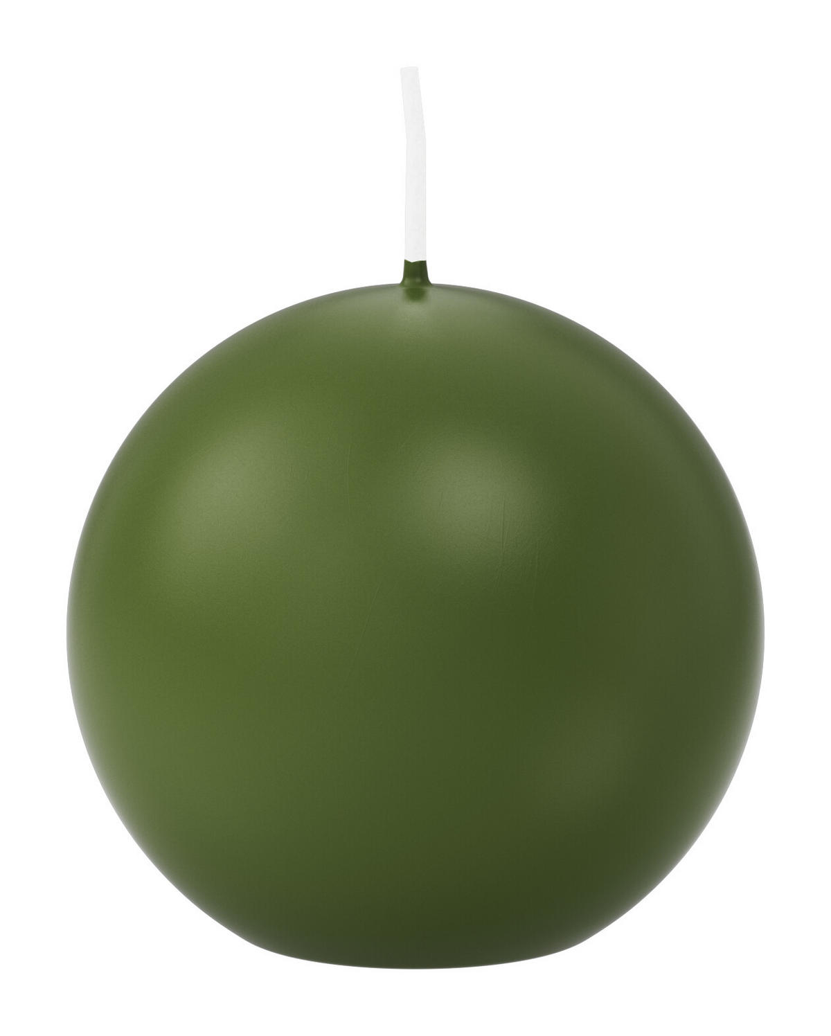 KUGELKERZEN Olive Ø 6 cm, 16 Stück - Olivgrün, Paraffin (6/6/6cm) - Wiedemann Kerzen