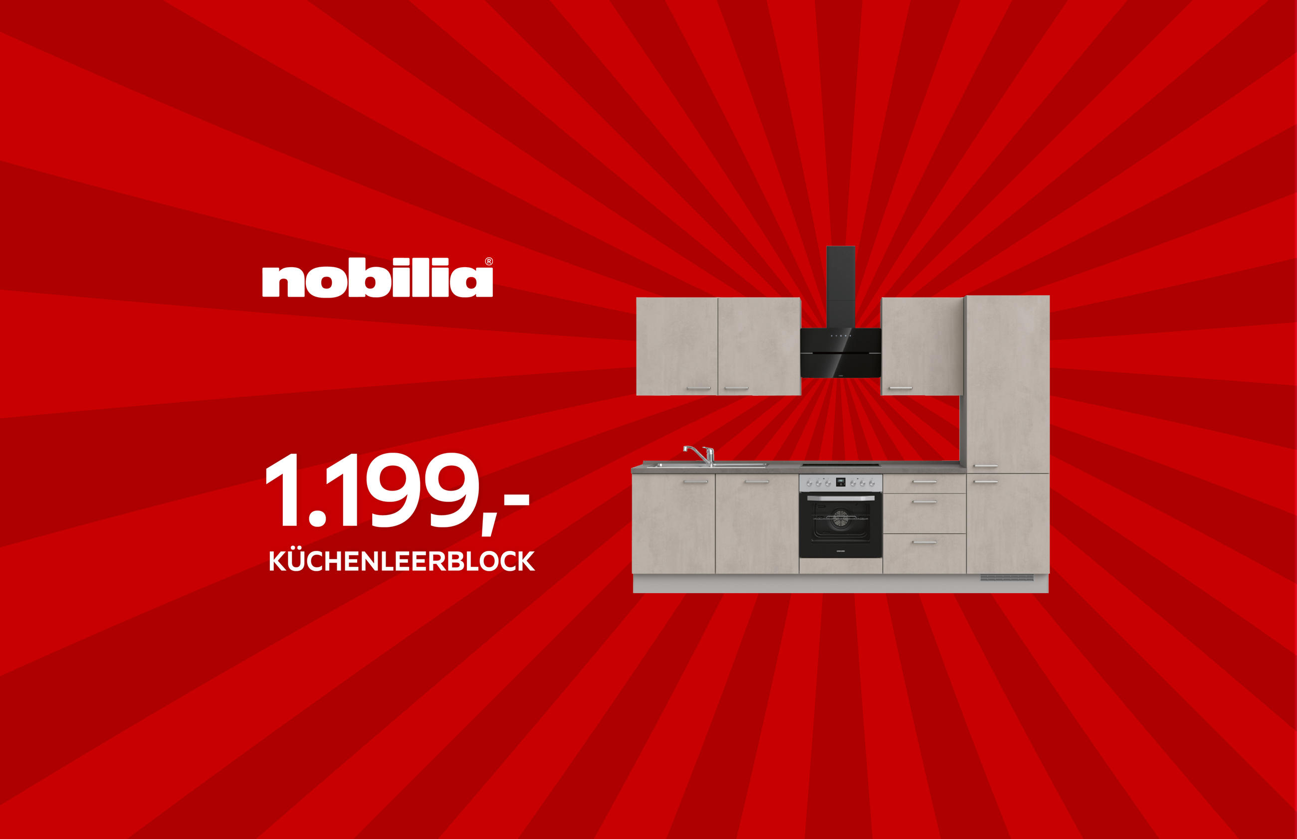 nobilia 1.199€ Küchenleerblock