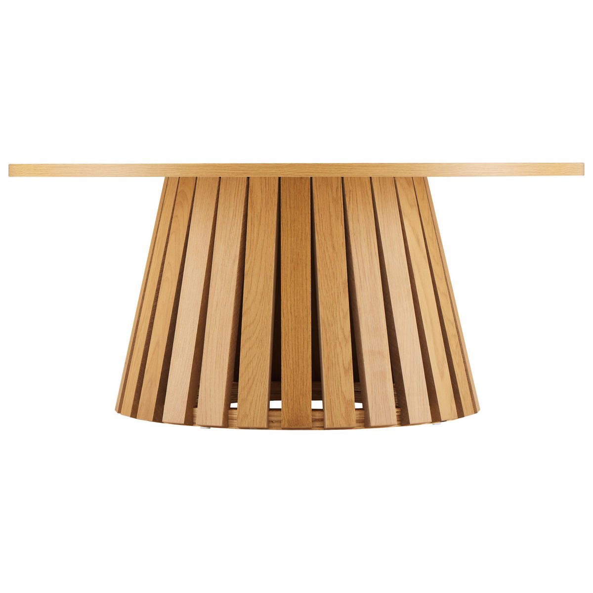 COUCHTISCH Liv Ø 80 cm - Braun, Holzwerkstoff (80/80/35cm) - Happy Garden