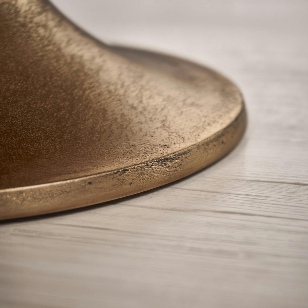 COUCHTISCH Klein Gold Metall Rund 60x60x46,5 cm Modern - Goldfarben, Metall (60/60/47cm) - KADIMA DESIGN