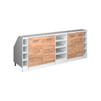 ŠATNÍKOVÁ ZOSTAVA PRE ŠIKMÉ STRECHY Rion Dub Goldkraft 210 cm Súprava 5 korpusov skrine hĺbka 60 cm - biela/dub medový, kompozitné drevo (210/83.8/60cm) - Vicco