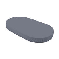 BABY Spannbettlaken 7in1 oval - Graphitfarben, Textil (73/125cm) - waldin