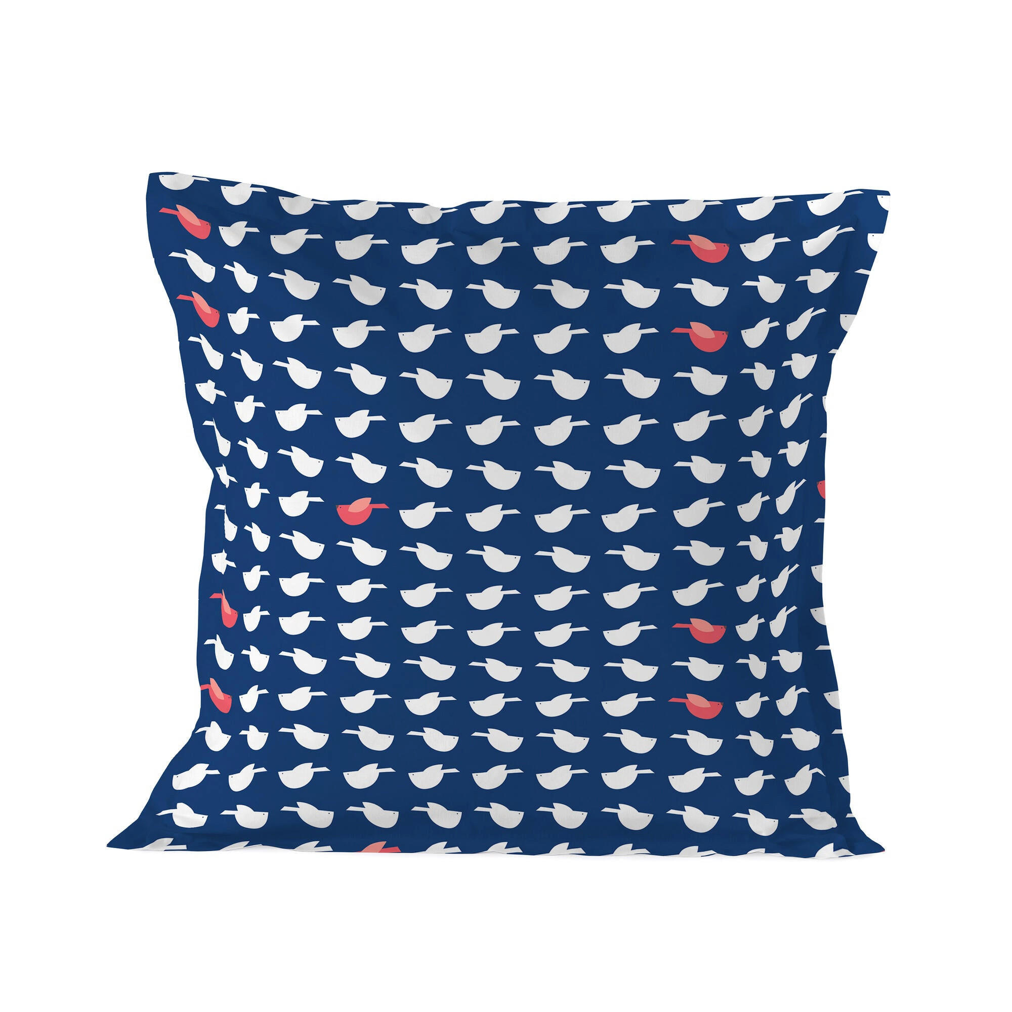KISSENBEZUG whale 80x80 cm mehrfarbig - Multicolor, Textil (80/80cm) - Happy Friday