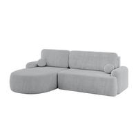 WOHNLANDSCHAFT mit Schlaffunktion und Bettkasten LIRA-L - 264x172x89Grau - Grau, Holzwerkstoff/Textil (264/172cm) - ALTDECOR