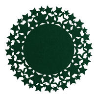 TISCHSET Stille - Dunkelgrün, Textil (38cm) - home&you