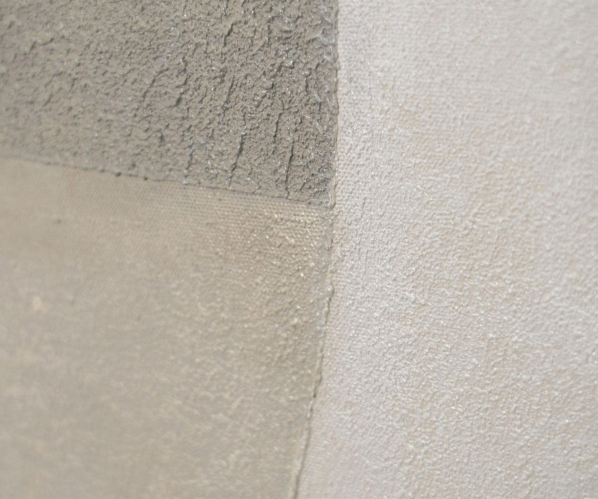 GEMÄLDE Stille der Geometrie Schattenfugenrahmen Beige 120x80 cm - Beige, Holz (120/80cm) - YS-art gallery