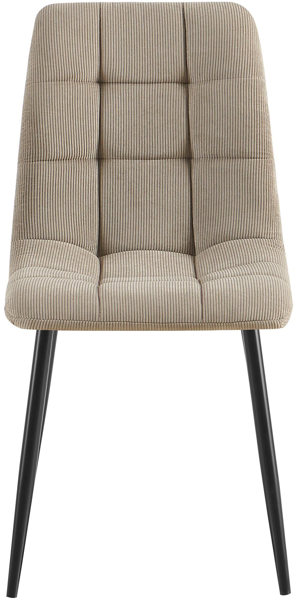 Deluke Esszimmerstuhl Taupe 45x84x55 cm