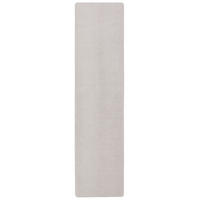 TREND VELOURS LÄUFER TEPPICH JOY - Hellgrau, Textil (80/400cm) - Snapstyle