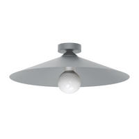 DECKENLEUCHTE - Grau, Metall (40/40/14cm) - Lumicom