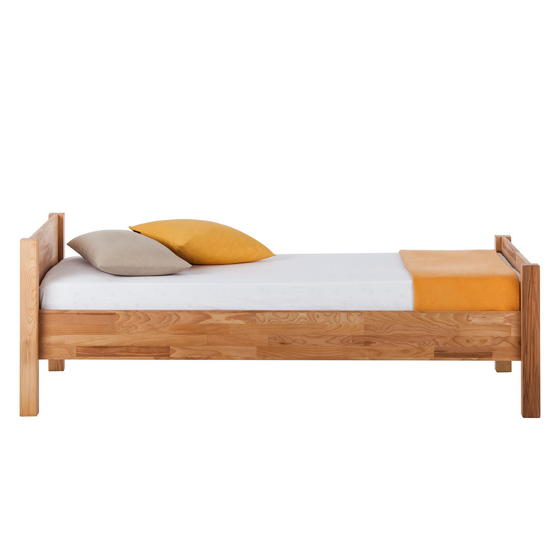 BETT - Massivholz - Kernbuche, Holz (90/200cm) - home24