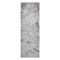 KUNSTFELL-TEPPICH Dave Grau 80x240 cm - Grau, Textil (80/240cm) - benuta Nest