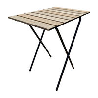 KLAPPTISCH Cavallino - Naturfarben, Holz/Metall (40/60/57cm) - [en.casa]
