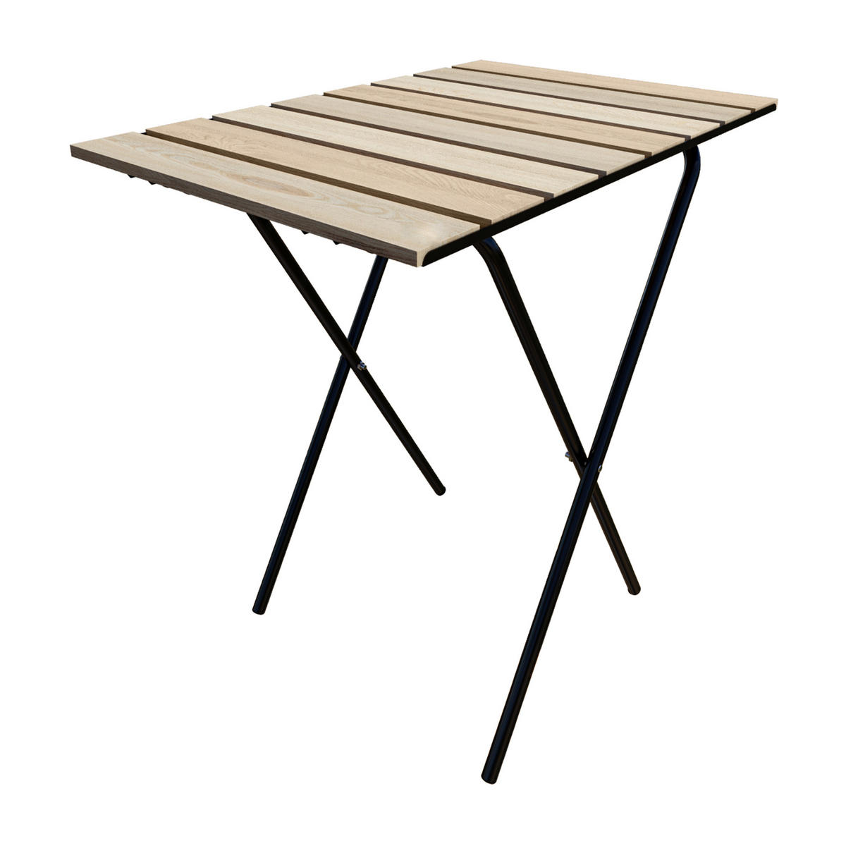 KLAPPTISCH Cavallino - Naturfarben, Holz/Metall (40/60/57cm) - [en.casa]