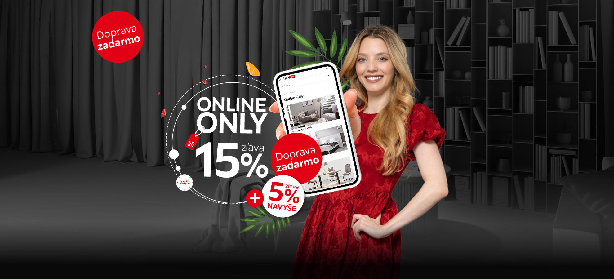 zľava 15 % + 5 % navyše