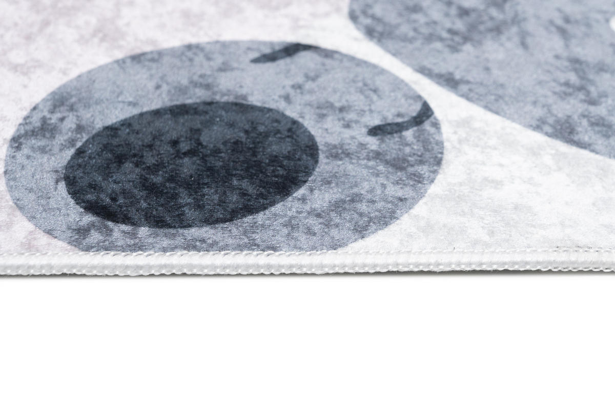 TEPPICH EMMA Grau 160/230 cm - Grau, Kunststoff (160/230cm) - Tapiso