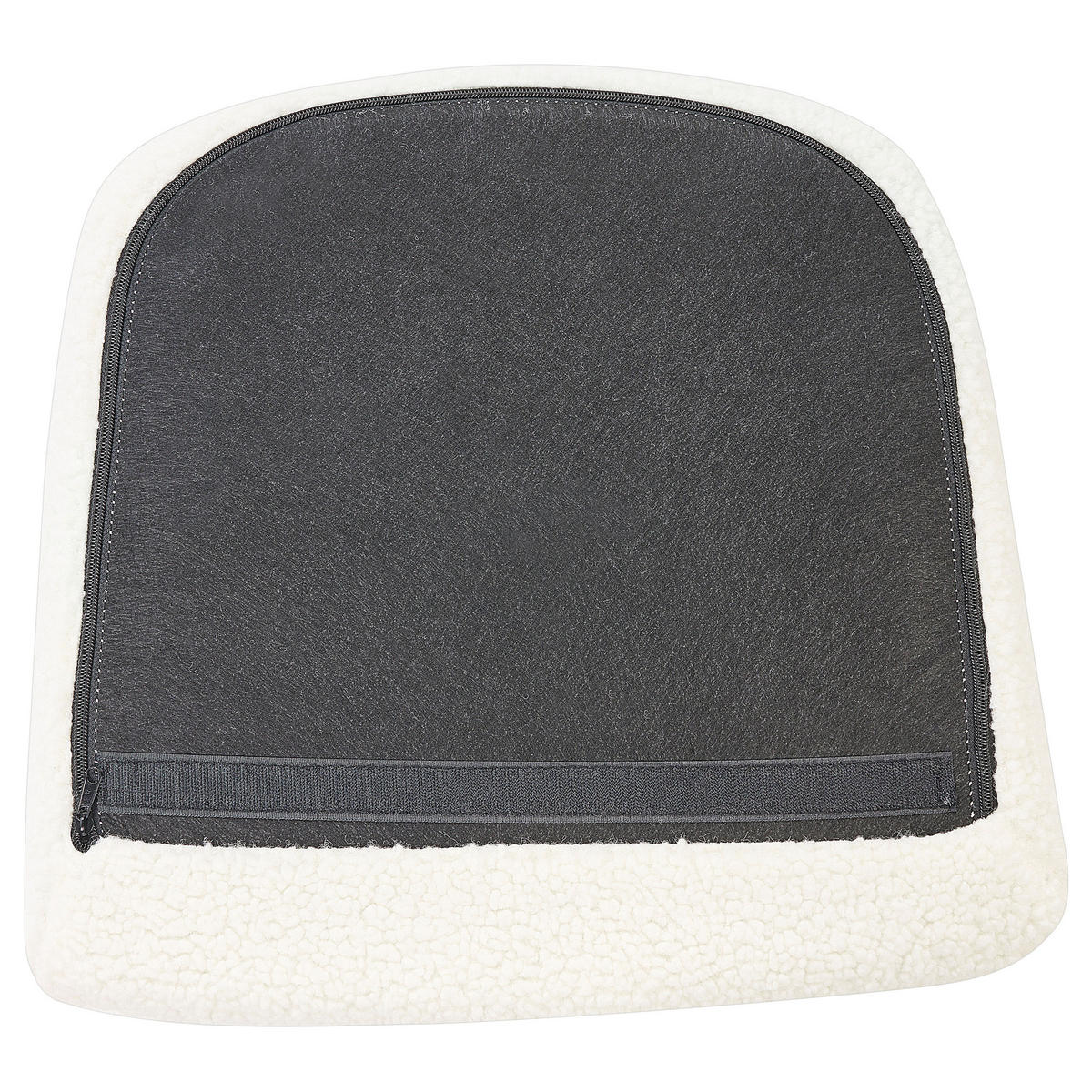 GUNGFÅTÖLJ bouclé vit Anaset - Vit, Textil/Metall (74/99/99cm) - Beliani