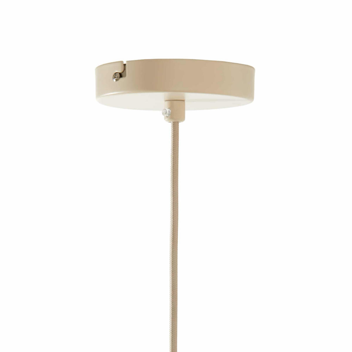 PENDELLEUCHTE Elati Braun 39/39/42 cm - Braun, Textil (39/39/42cm) - Light & Living