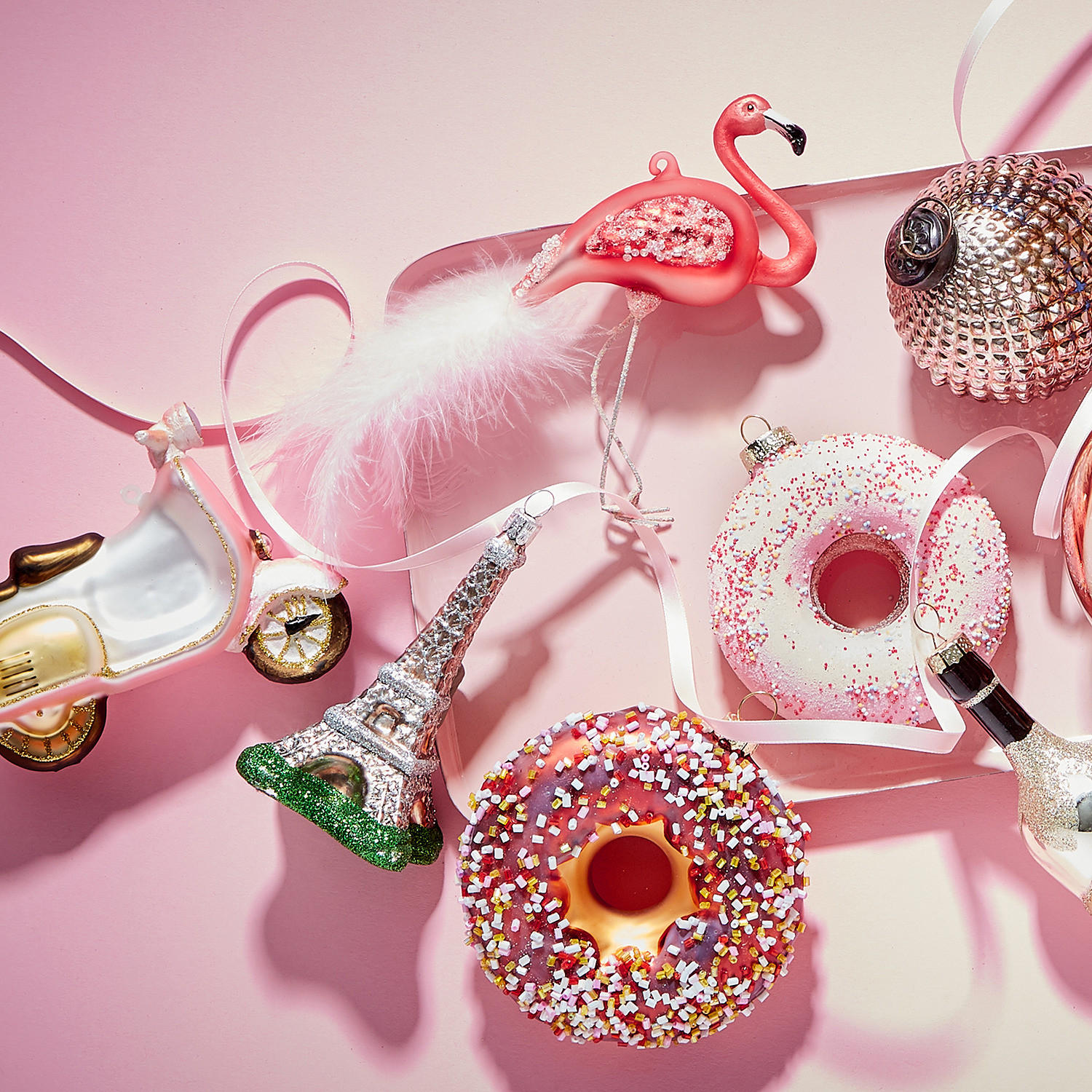 BAUMANHÄNGER Hang On - Pink, Glas (9/15/4.5cm) - Butlers