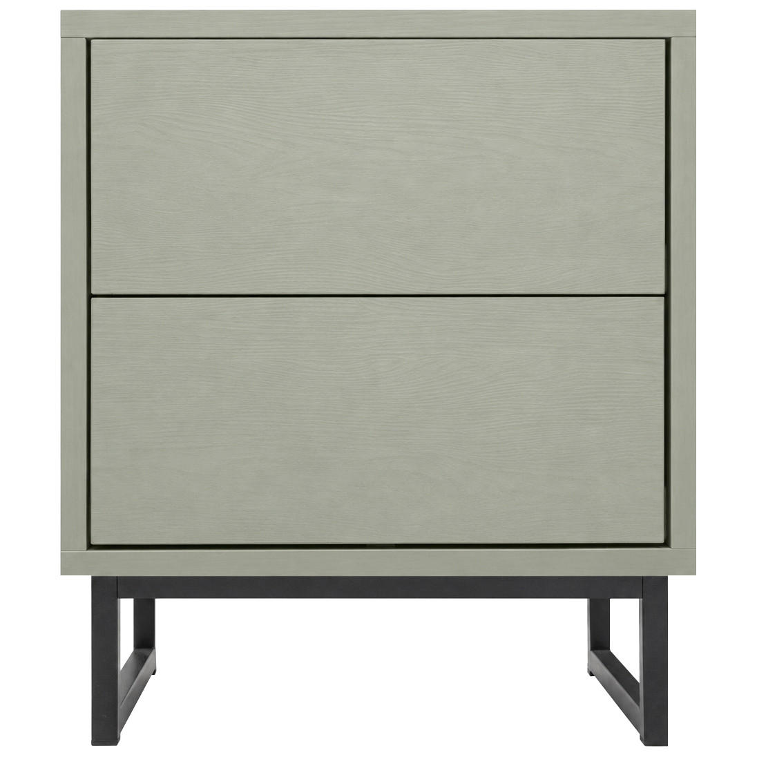 NACHTTISCH Giana mit 2 Schubladen, 43 cm, Eukalyptusfarbe - Eukalyptusholzfarben, Holzwerkstoff (43/48.5/34cm) - Beautysofa