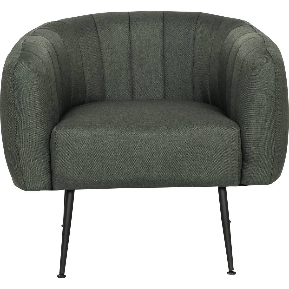 SESSEL - "Diana" - 1 Person - Dunkelgrau - Dunkelgrau, Textil (73/72/81cm) - Habitat Garten