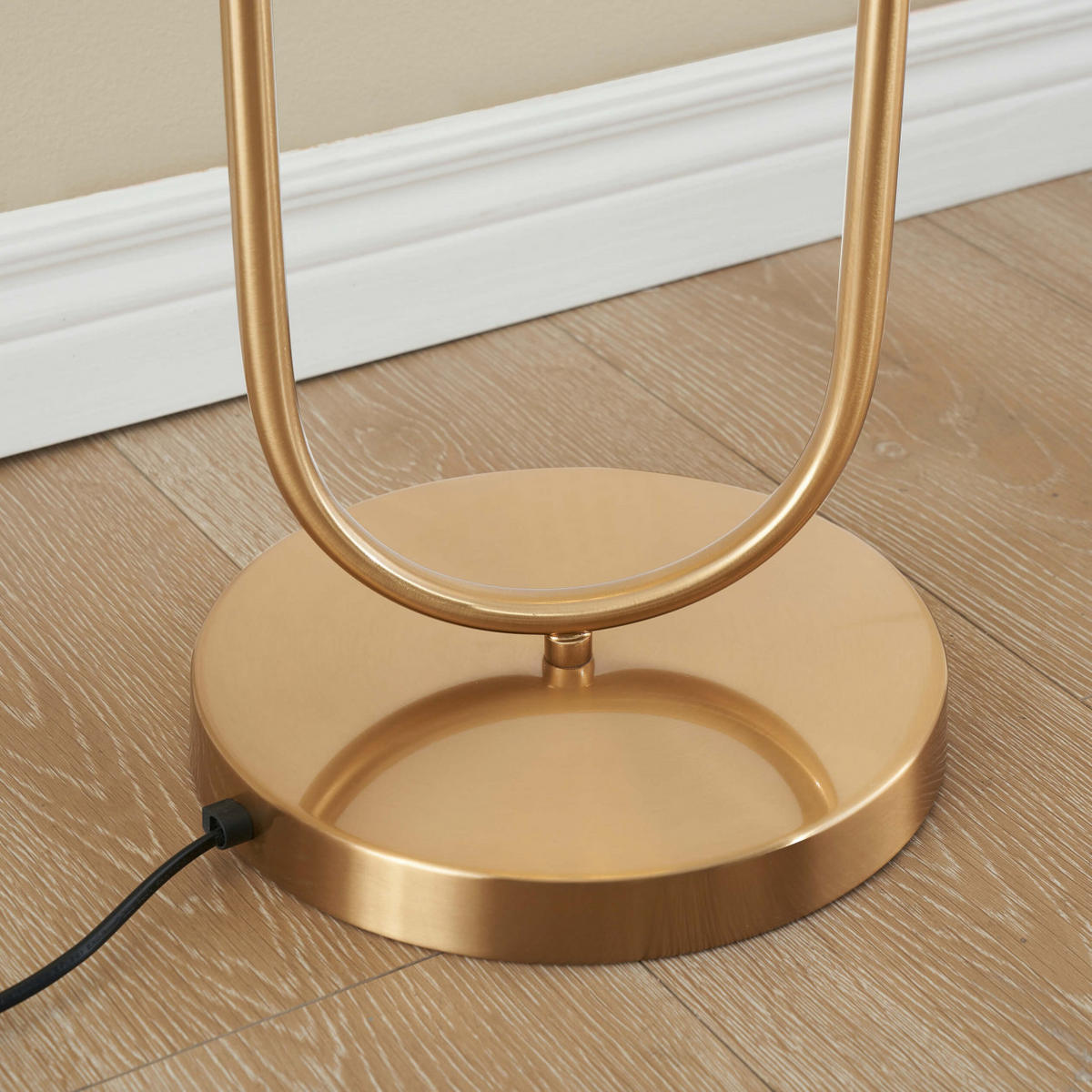 STEHLEUCHTE Ciarella, Gold / Messing, 130cm - Goldfarben, Glas (130/36/130cm) - KOSILUM