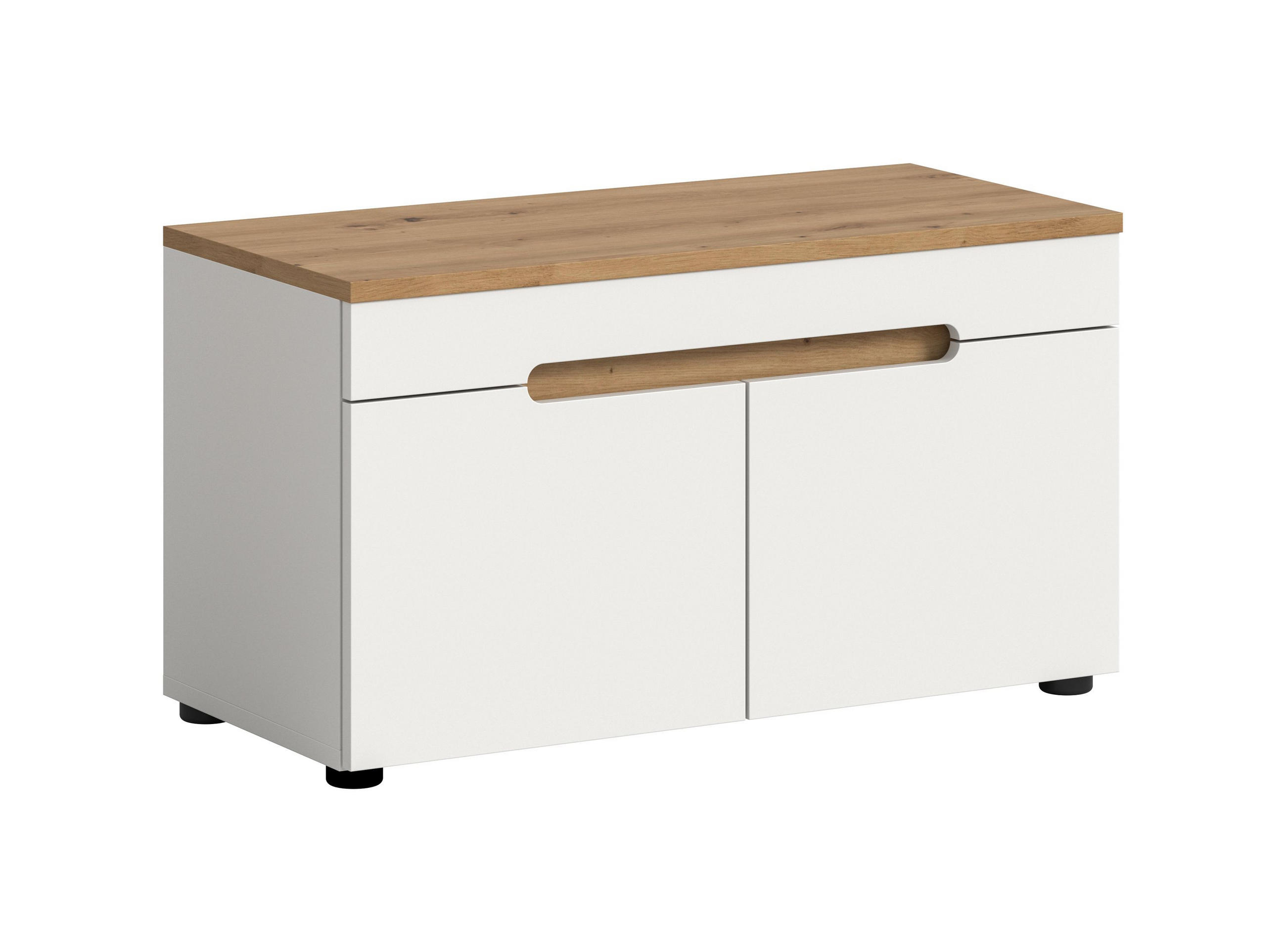 Homes & Jones Sitzbank Weiß 80x45x37 cm