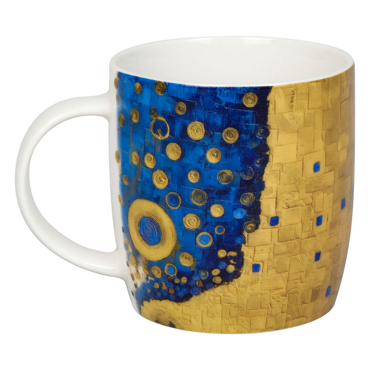 KAFFEEBECHER Arty Animals - Klimts Cat - Naturfarben, Keramik (0.4L) - Könitz