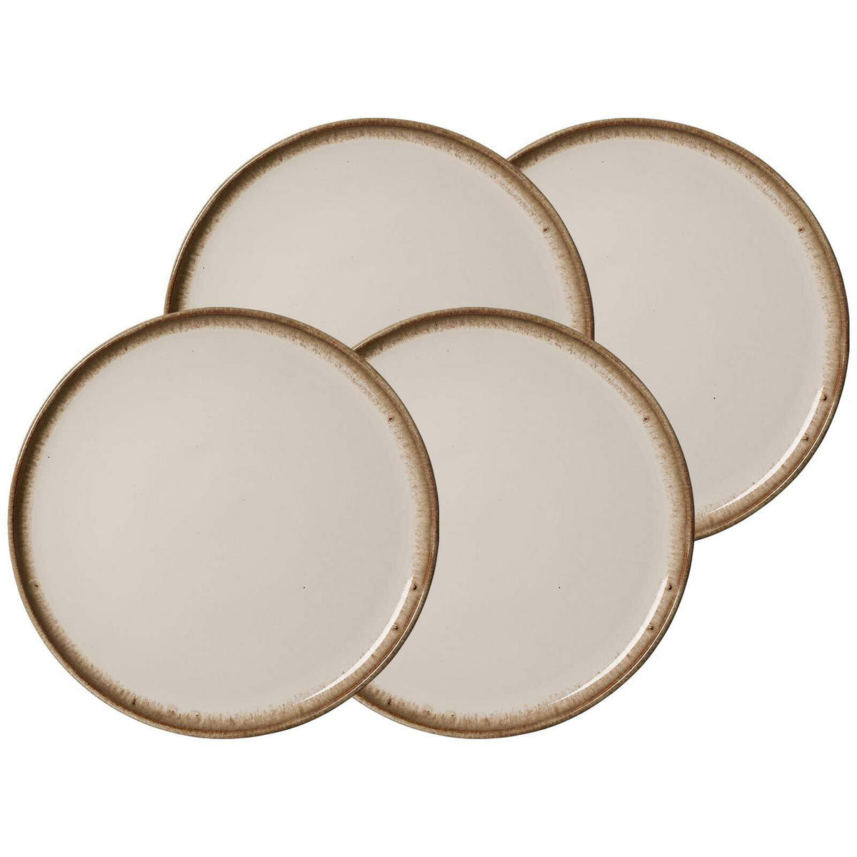 SPEISETELLER Malaga Creme ø 27,5 cm 4er Set - Creme, Keramik (27.5cm) - Ritzenhoff Breker