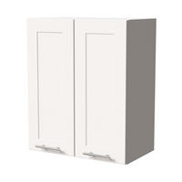 HÄNGESCHRANK Oslo W3/60 Weiß / Weiß Matt 60 / 32,5 / 72cm - Weiß, Holz/Holzwerkstoff (60/72/32.5cm) - Feldmann-Wohnen