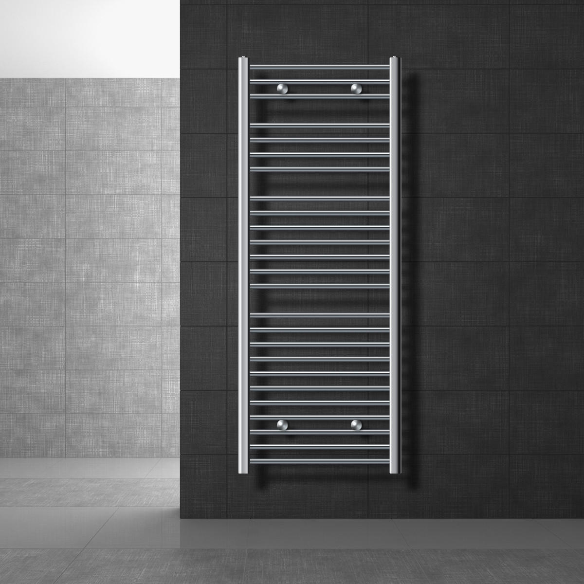 BADHEIZKÖRPER Sahara 600x1500 mm Chrome gerade mit Seitenanschluss - Chromfarben, Metall (60/150/5cm) - LuxeBath