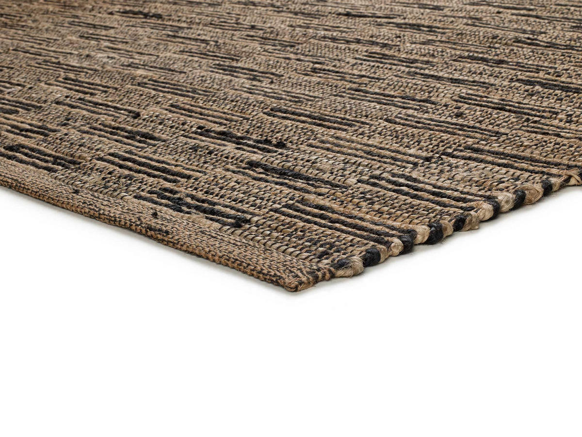 HANDWEBTEPPICH Braun Poona 120/170 cm - Braun, Naturmaterialien/Textil (120/170cm) - Atticgo