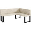 ECKBANK ERIC_U - Creme, Textil (128/168cm) - Meblini