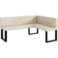 ECKBANK ERIC_U - Creme, Textil (128/168cm) - Meblini